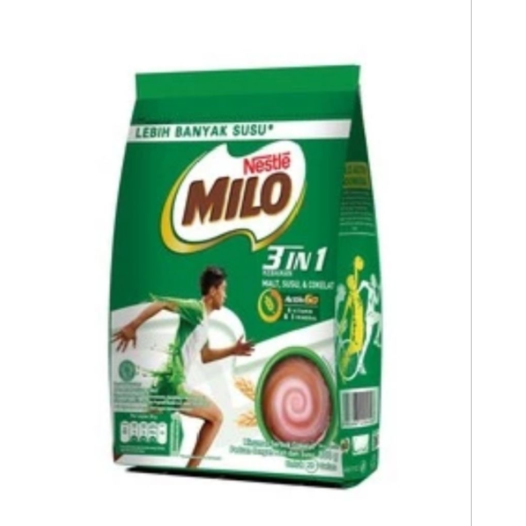 

Milo 3 In 1 Minuman Serbuk Cokelat 990 g