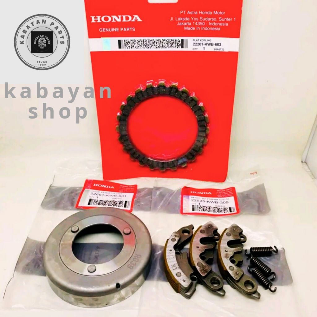 PAKET MANGKOK GANDA + KAMPAS GANDA+ KAMPAS KOPLING BLADE REVO ABS & REVO FI