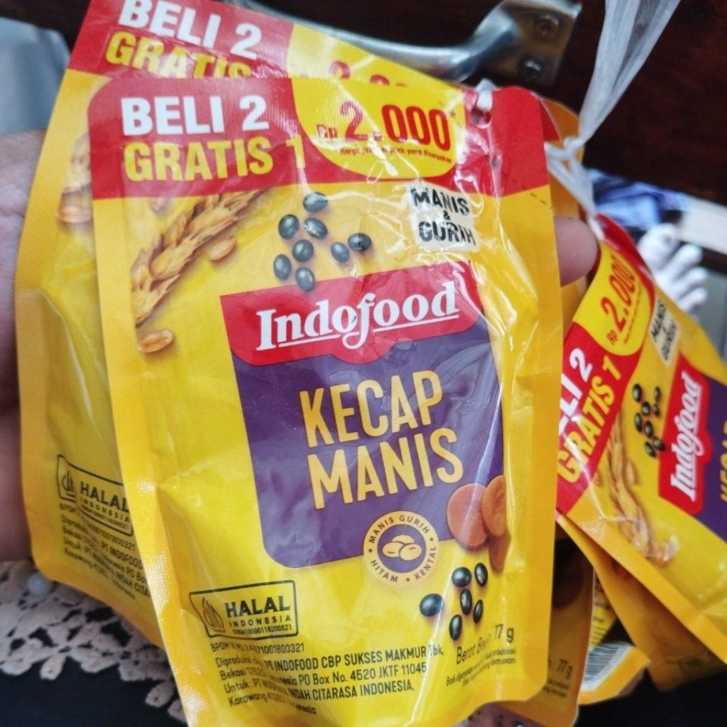 

Promo 9 pcs kecap manis indofood 2000an