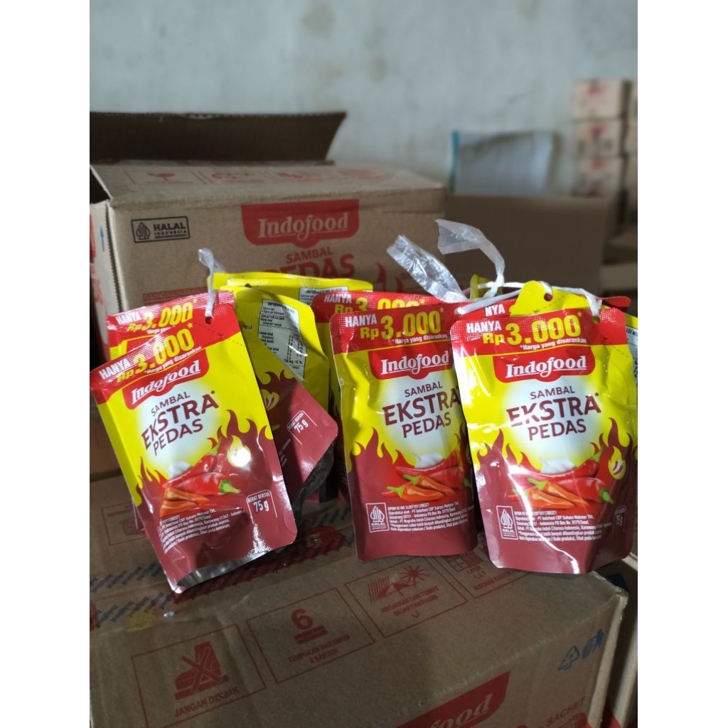 

Sambel Extra Pedas 75 gr Kamasan Pouch (1 hanger 6 pcs )