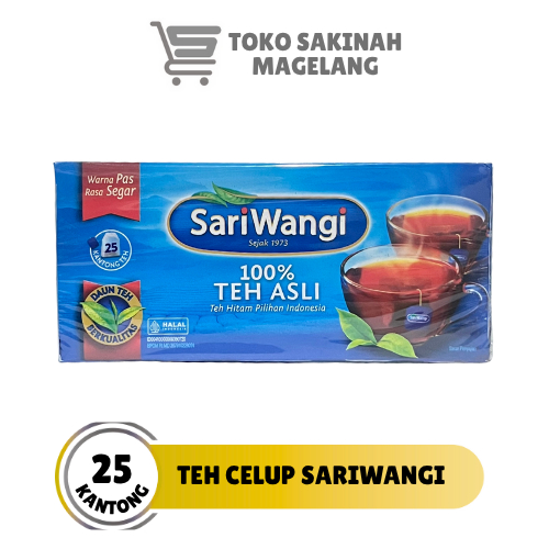 

Teh Sariwangi Celup Kotak Isi 25 Kantong/ Teh Celup Sariwangi/ Teh Sariwangi Box