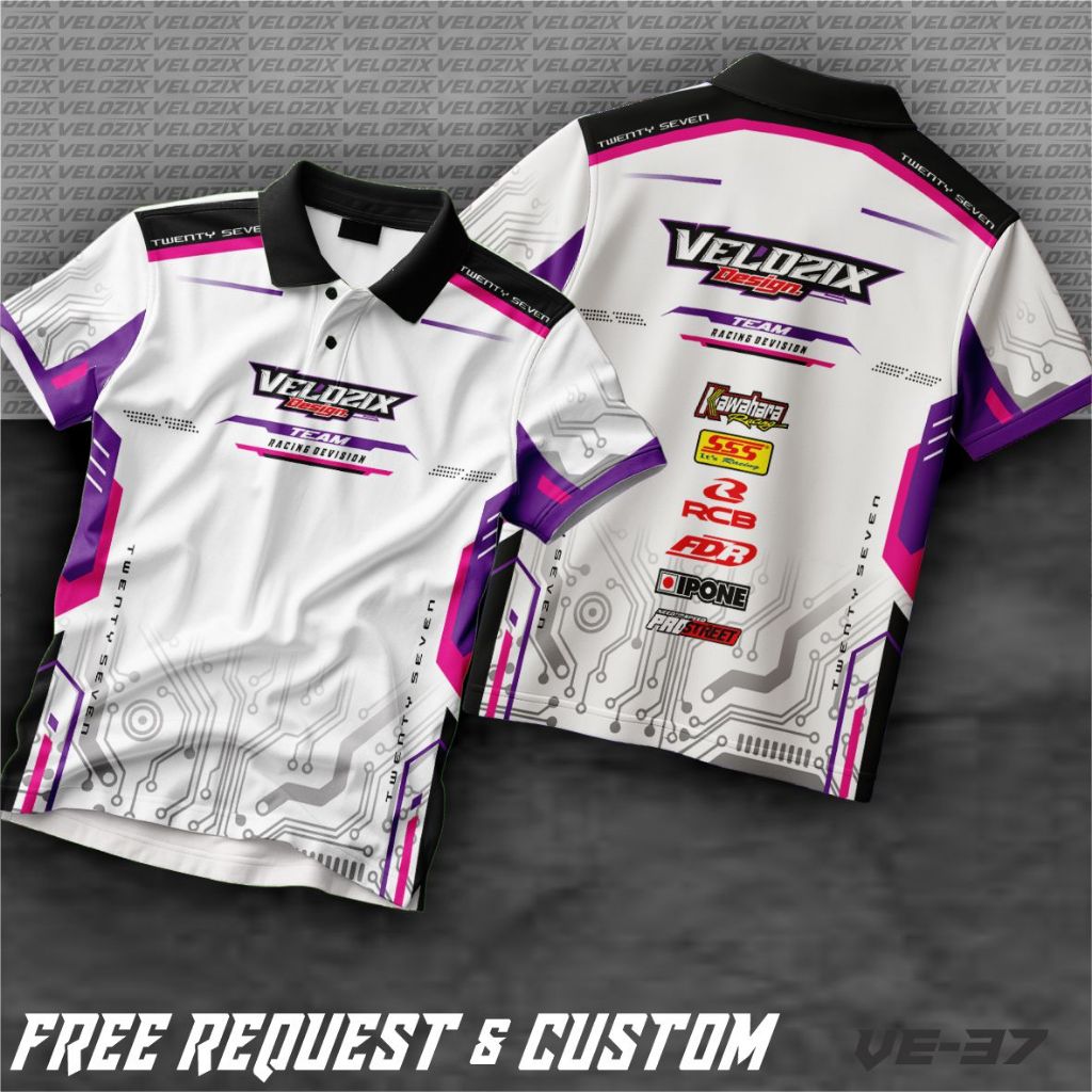 JERSEY RACING KAOS BALAP RACING CUSTOM / jersey racing custom VE-37