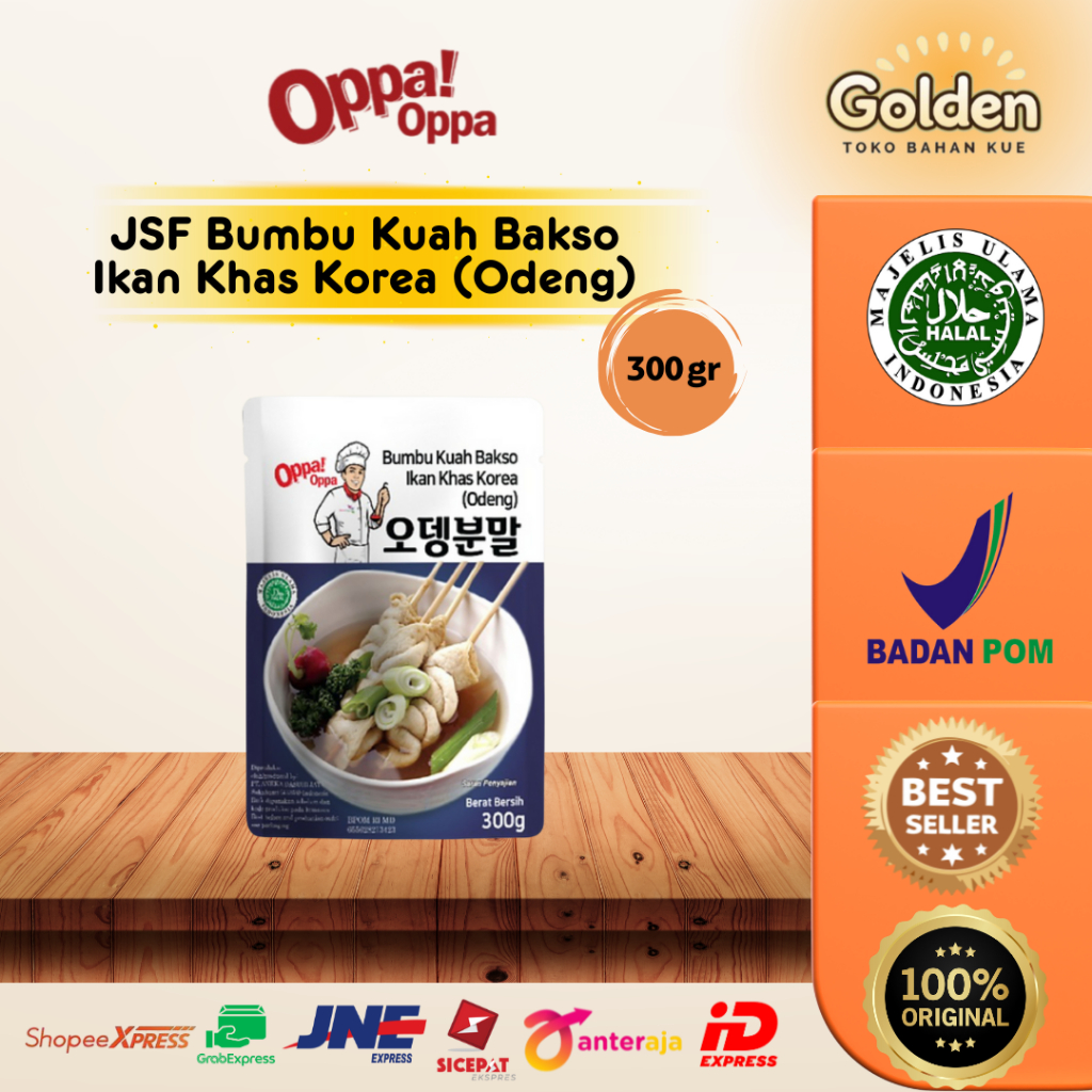 

JSF Bumbu Kuah Bakso Ikan Khas Korea (Odeng) 300gr