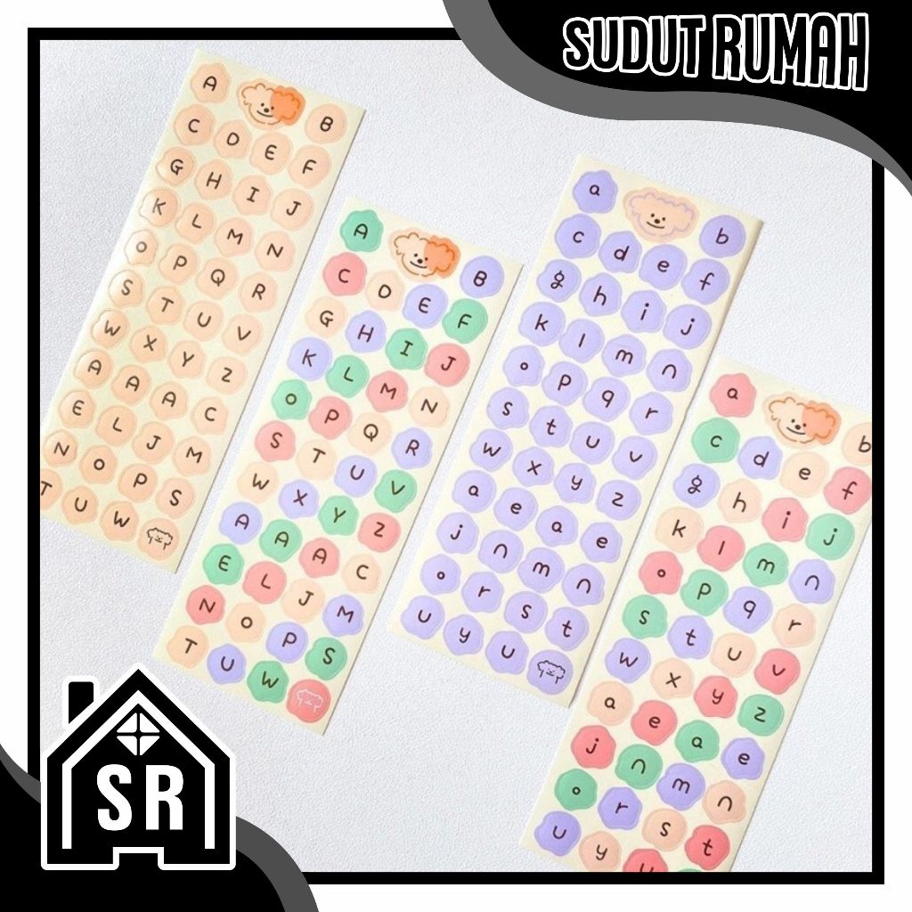 

SR Stiker Huruf Deco Alphabet Untuk Diary Aesthetic Dekorasi Jurnal Scrapbook Stiker Alat Tulis R440