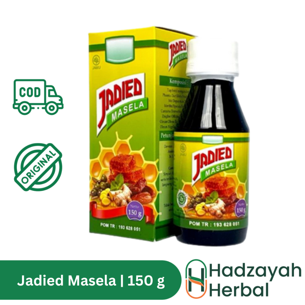 

Hadzayah Herbal Store - JADIED Sehat Lambung Masela, Madu Maag Plus Zaitun dengan Daun Mint 150g