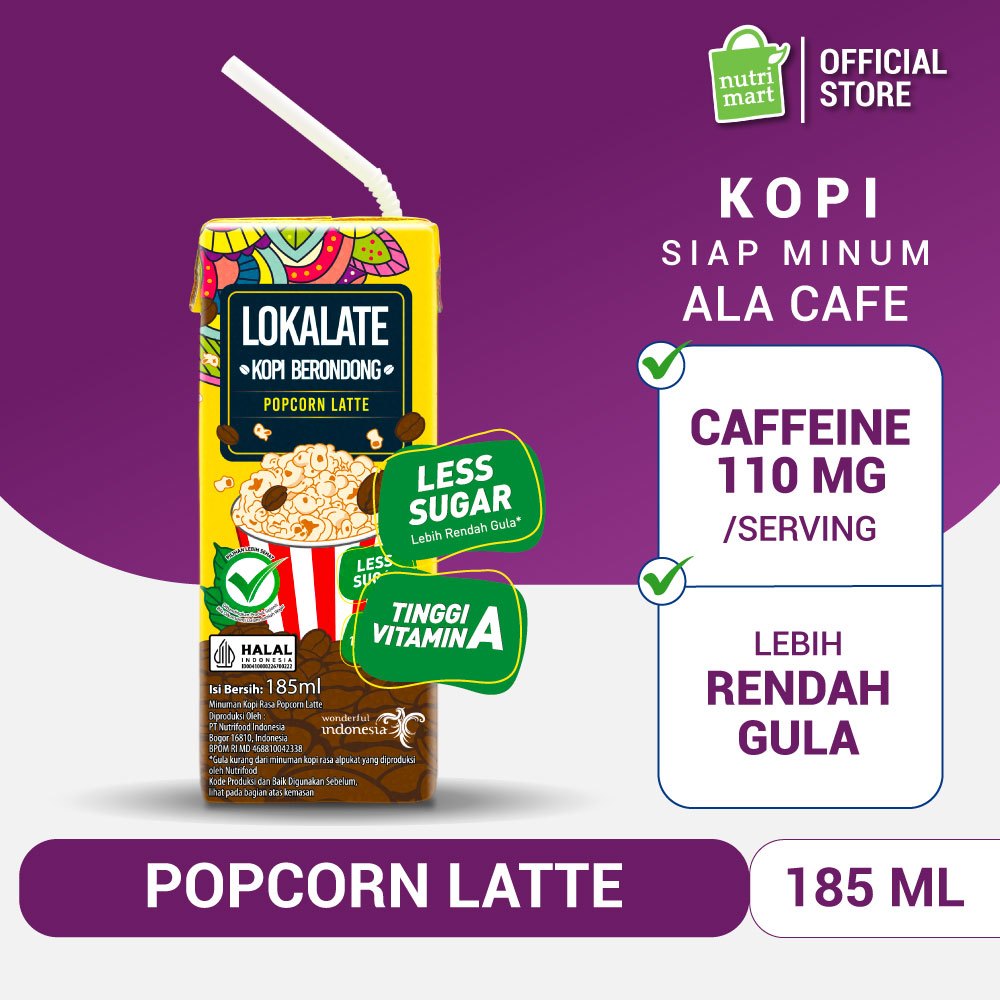 

1 Pack - Lokalate Kopi Berondong RTD 185 ml - 1 pcs