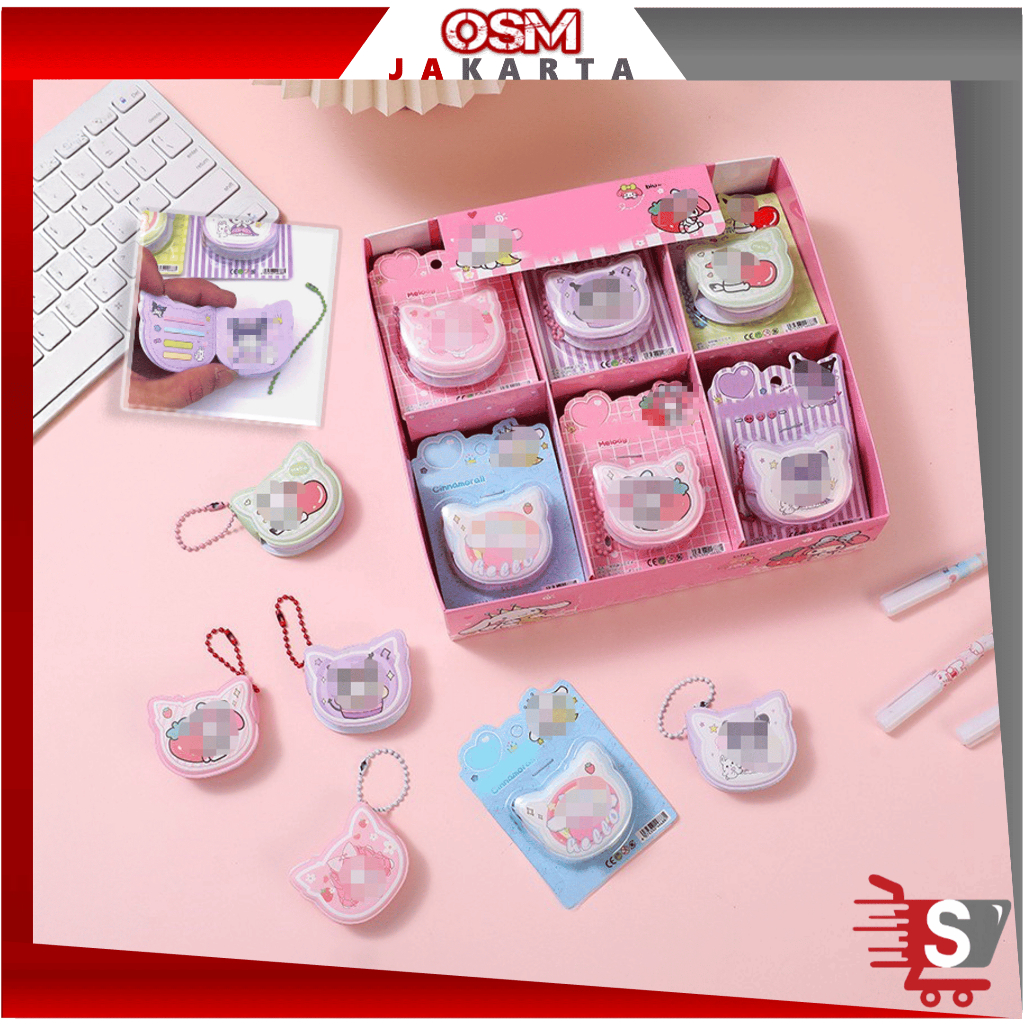 

OSM JKT S6657 Buku Kecil / Catatan Kecil dengan Gantungan Rantai / Buku Catatan Gantung Lucu / Catatan Kecil Karakter Kartun Imut