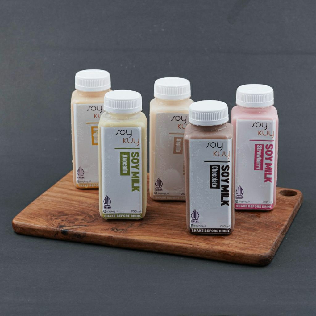 

Minuman Susu Kedelai SoyKuy Kemasan Botol Ready to Drink 250 mL