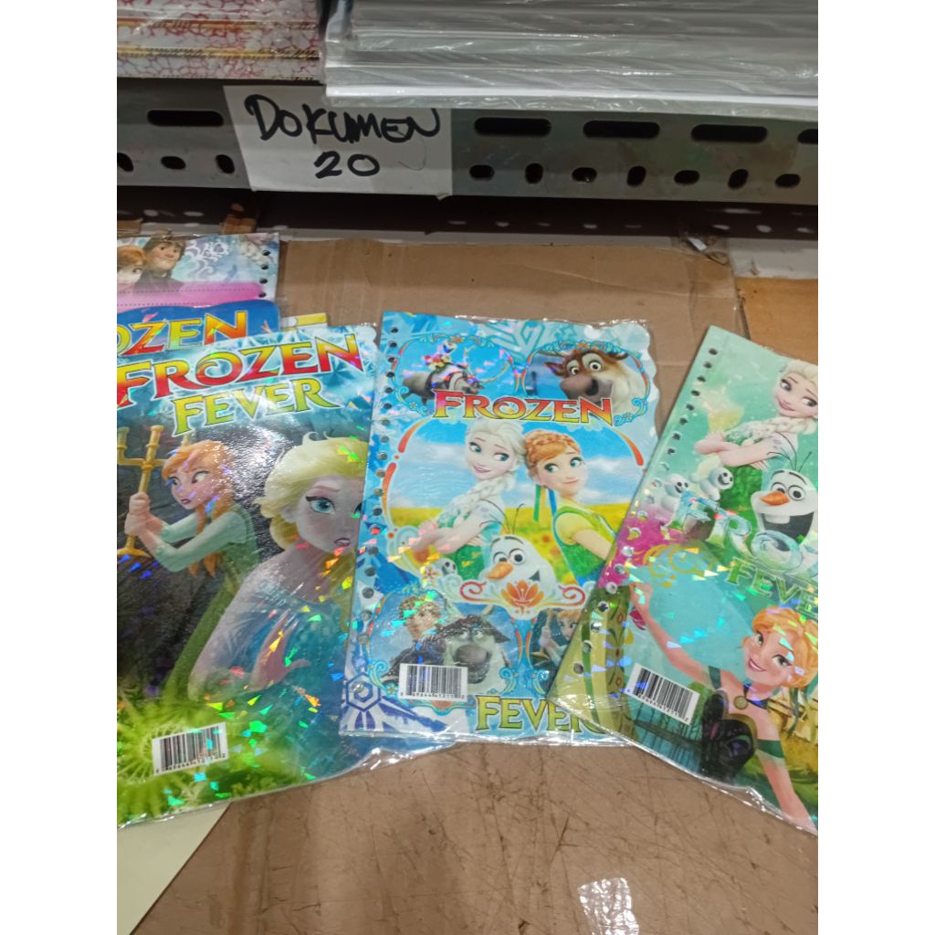 

Isi Loose Leaf A5 Karakter Frozen Isi 20 Lbr