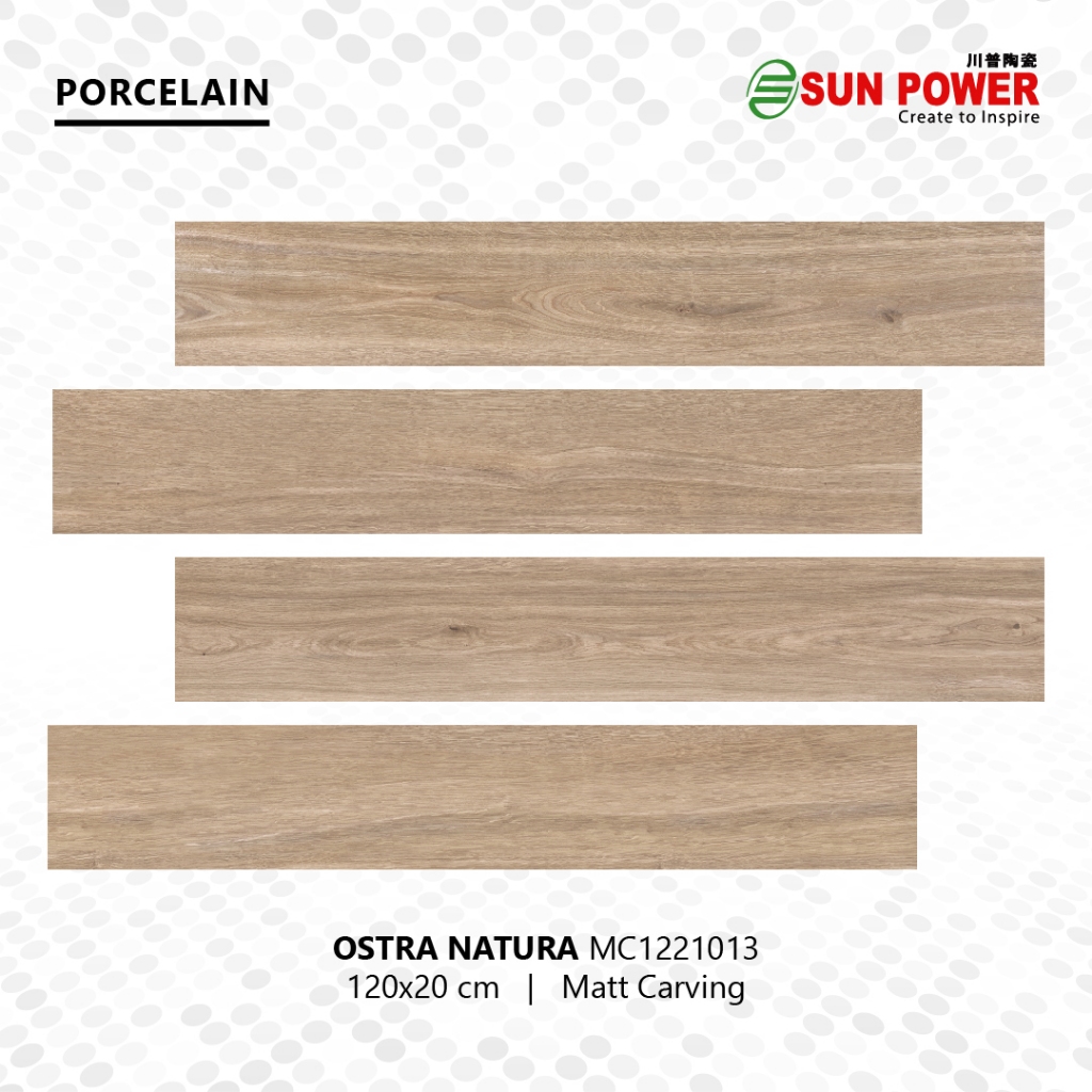 Granit Lantai Matt Carving 120x20 - Ostra Series | Sun Power
