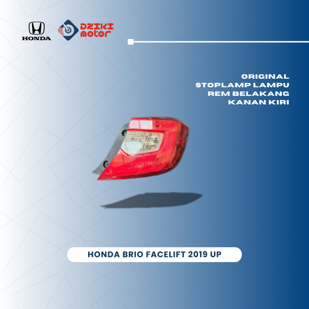 Original Stoplamp Lampu Rem Belakang Kanan Kiri Honda Brio Facelift 2019 UP