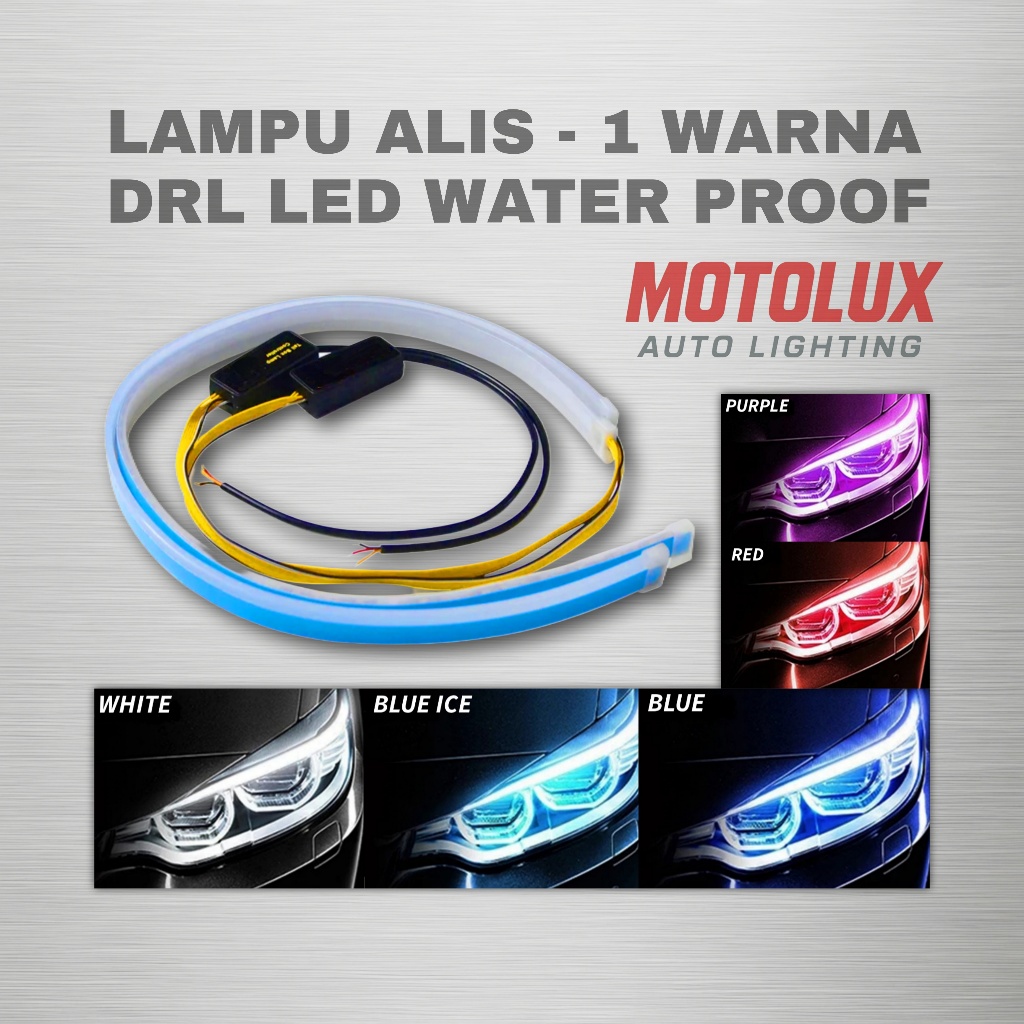 LAMPU ALIS LED DRL 30CM LAMPU RUNNING TURNING LED HEADLAMP MOBIL MOTOR LAMPU SEIN