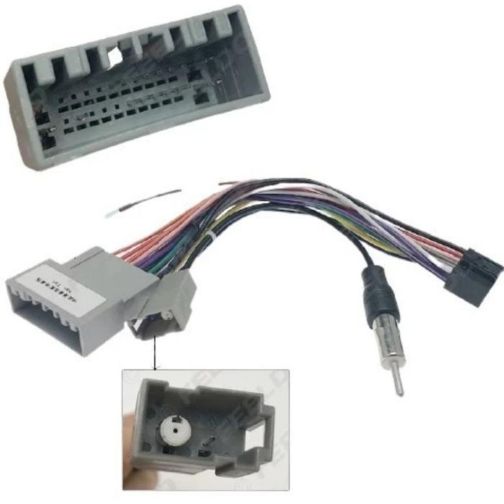 Kabel Soket Socket Head Unit Tape Double Din Android Universal Mobil Honda Baru Brio Mobilio Jazz BR