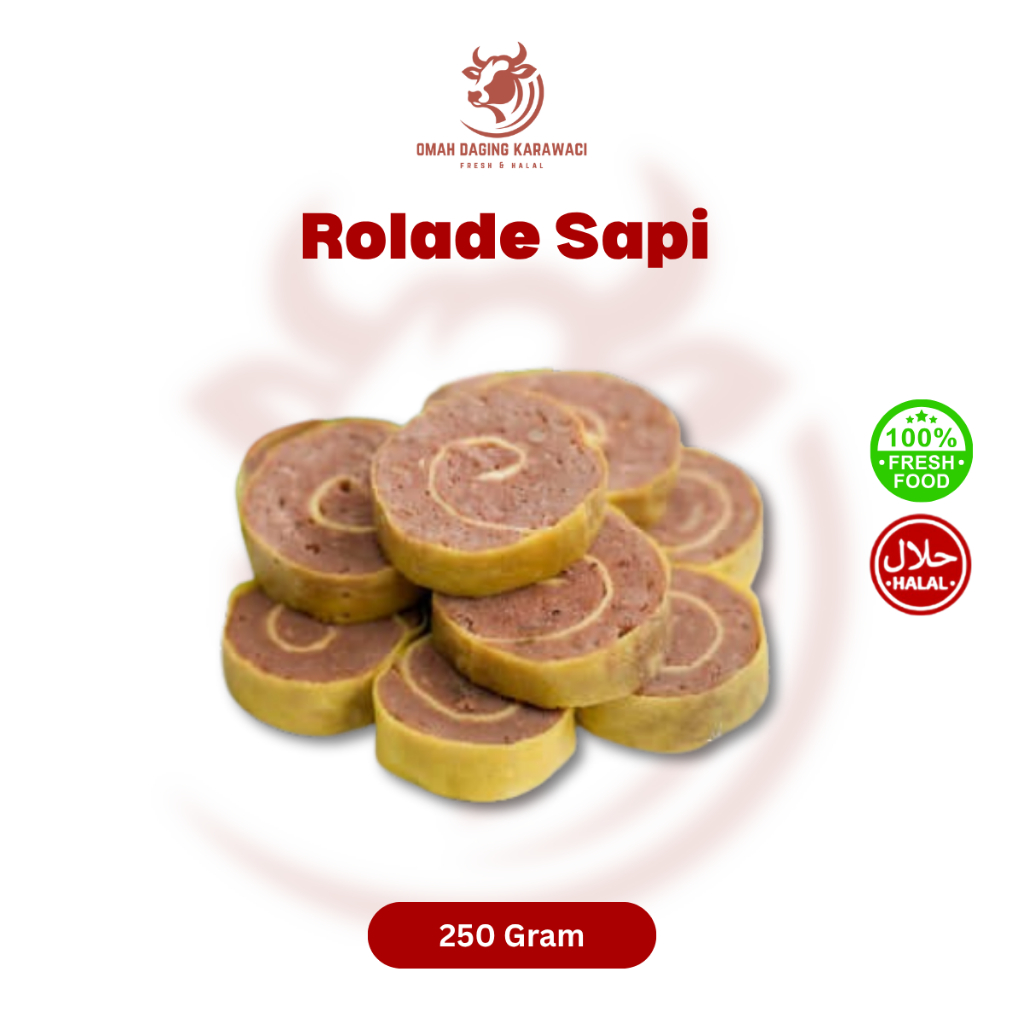 

Beef Rolade / Rolade Sapi Potong Frozen Isi 9 pcs Tangerang