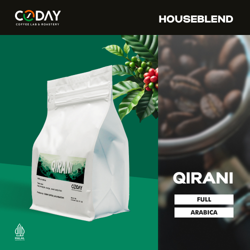 

Coday Coffee Lab Qirani Houseblend Coffee Full Arabika 1Kg
