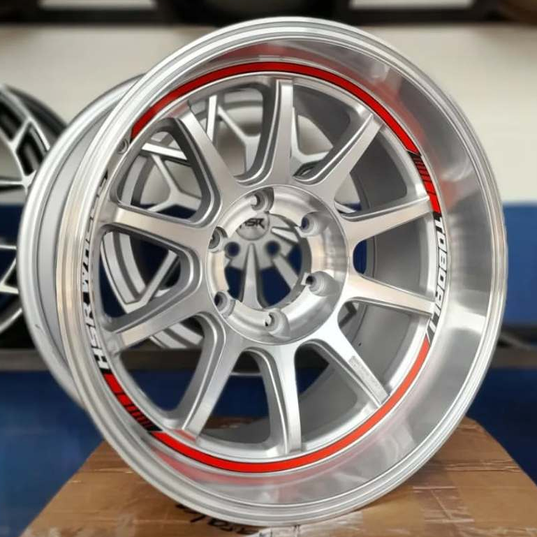 Velg Hsr Toboali Ring 17 Pcd 6x139.7 Silver Polish