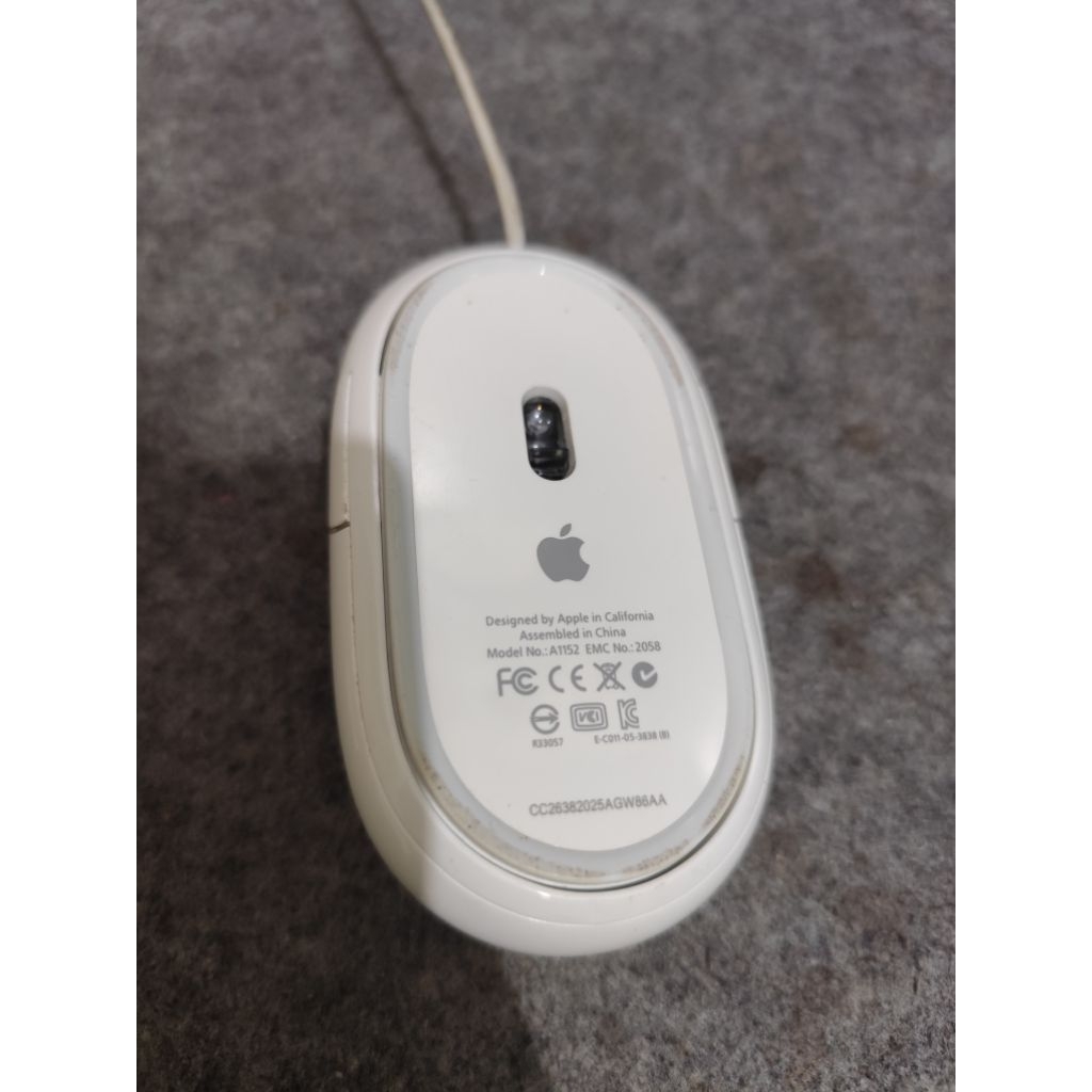 Mouse Apple Mighty Mouse Original (A1152) - USB Wired