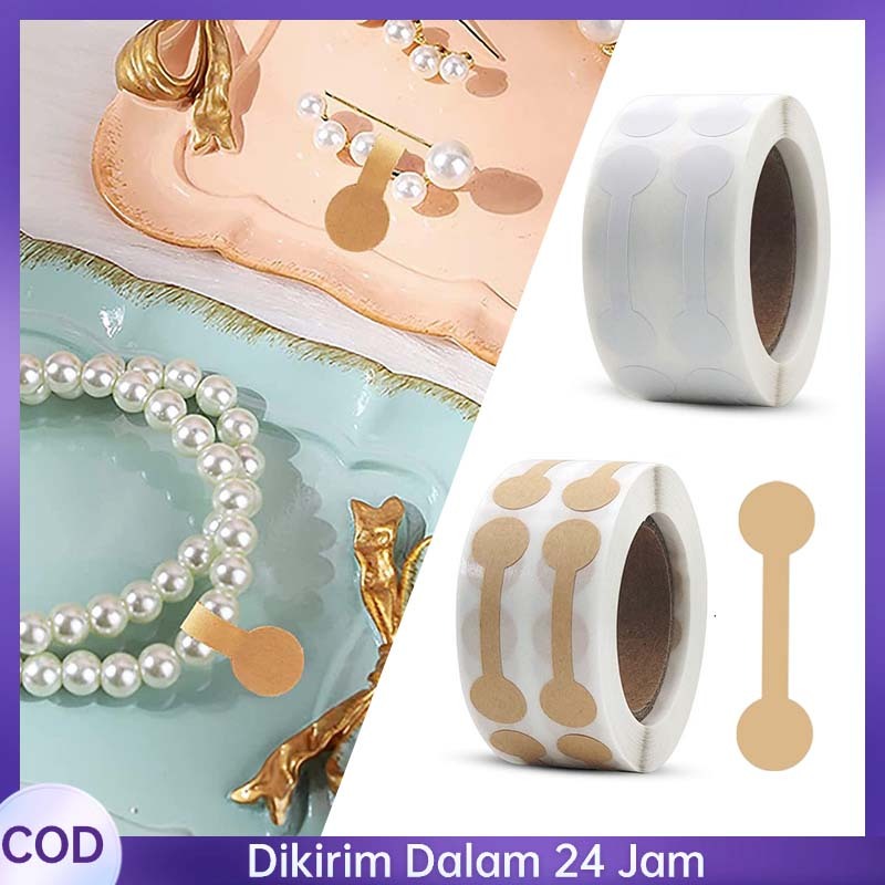 

500 Pcs Price Tag Label Harga Aksesoris Perhiasan Price Tag Label Aksesoris Diri Harga Dumbell Tag Label Perhiasan Sticker