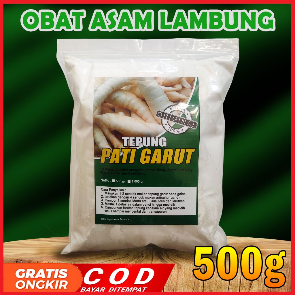 

Tepung Pati Garut Obat Asam Lambung 500 gram/ Tepung Garut Kwalitas Premium