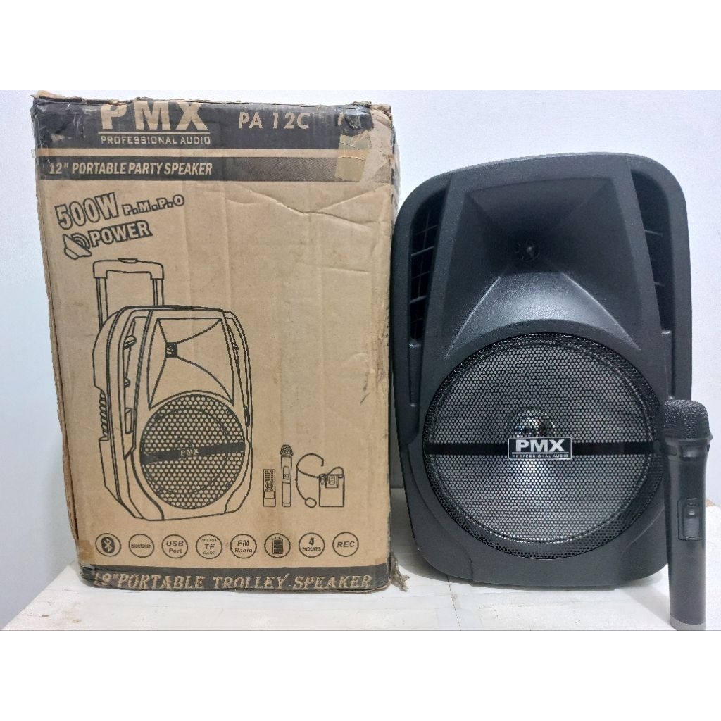 Speaker Portable 12" PA 12C PMX