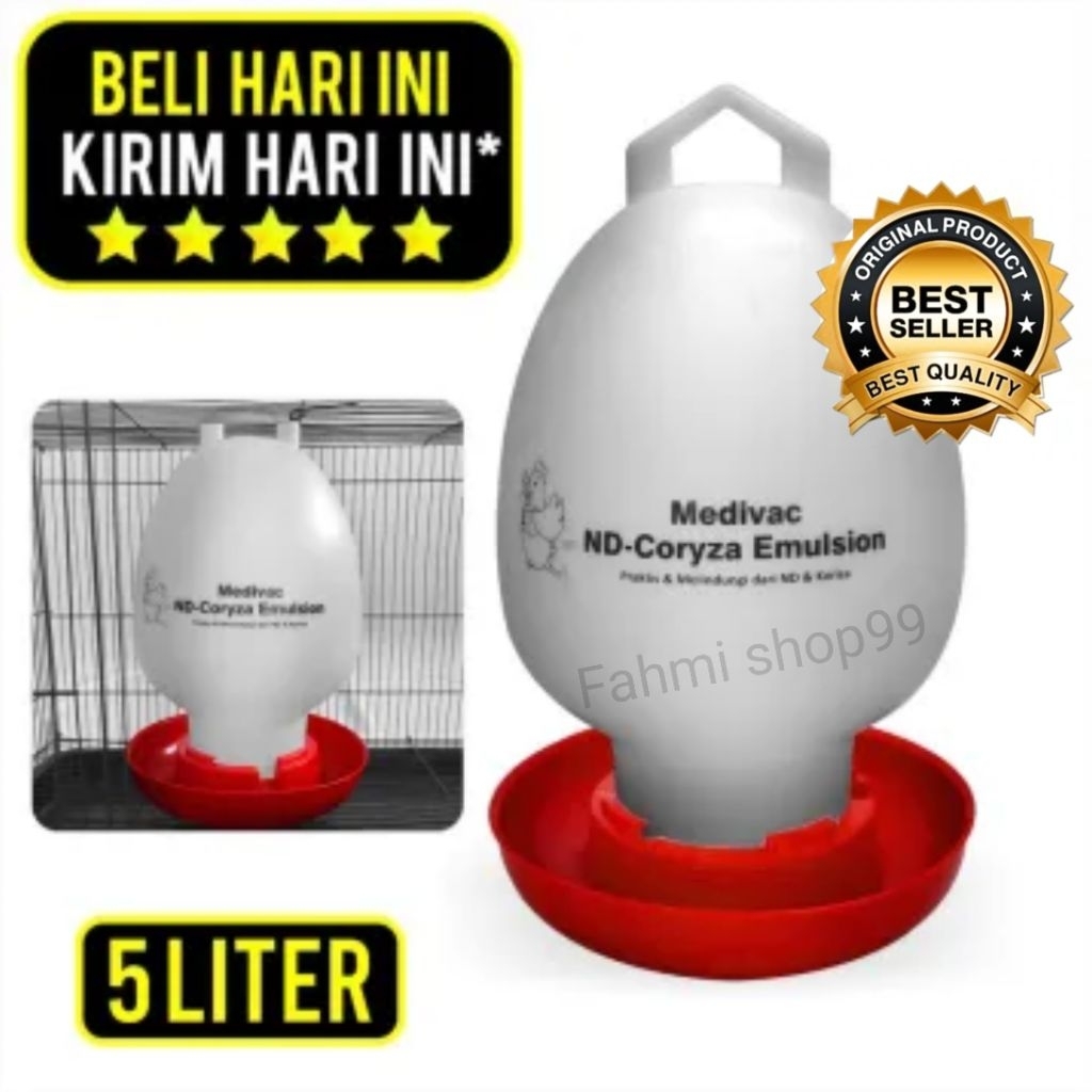 TEMPAT MINUM AYAM 2 GALON - TEMPAT MINUM AYAM 5 LITER