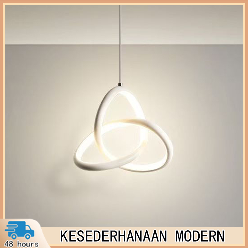 Lampu gantung modern minimalis LED lampu gantung minimalis Lampu gantung samping tempat tidur Lampu 