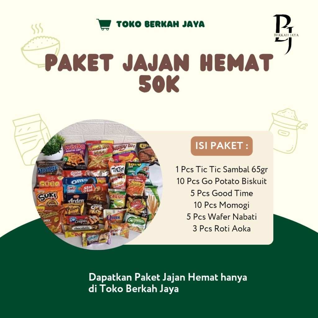 

Snack Request Paket Jajan Hemat Dapet Buanyak Bebas Pilih (Snack Impor & Lokal Halal)