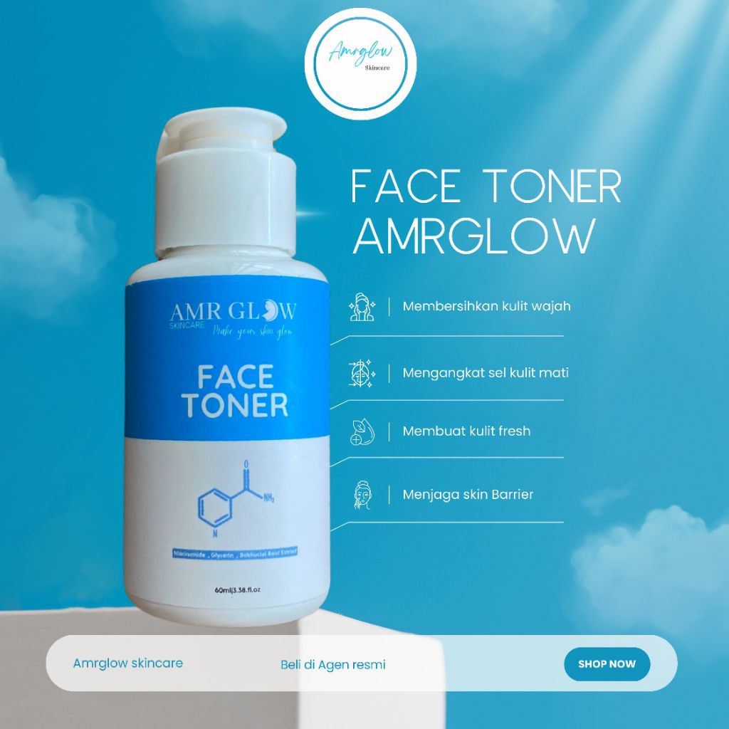 Toner Amr Glow Original Bpom