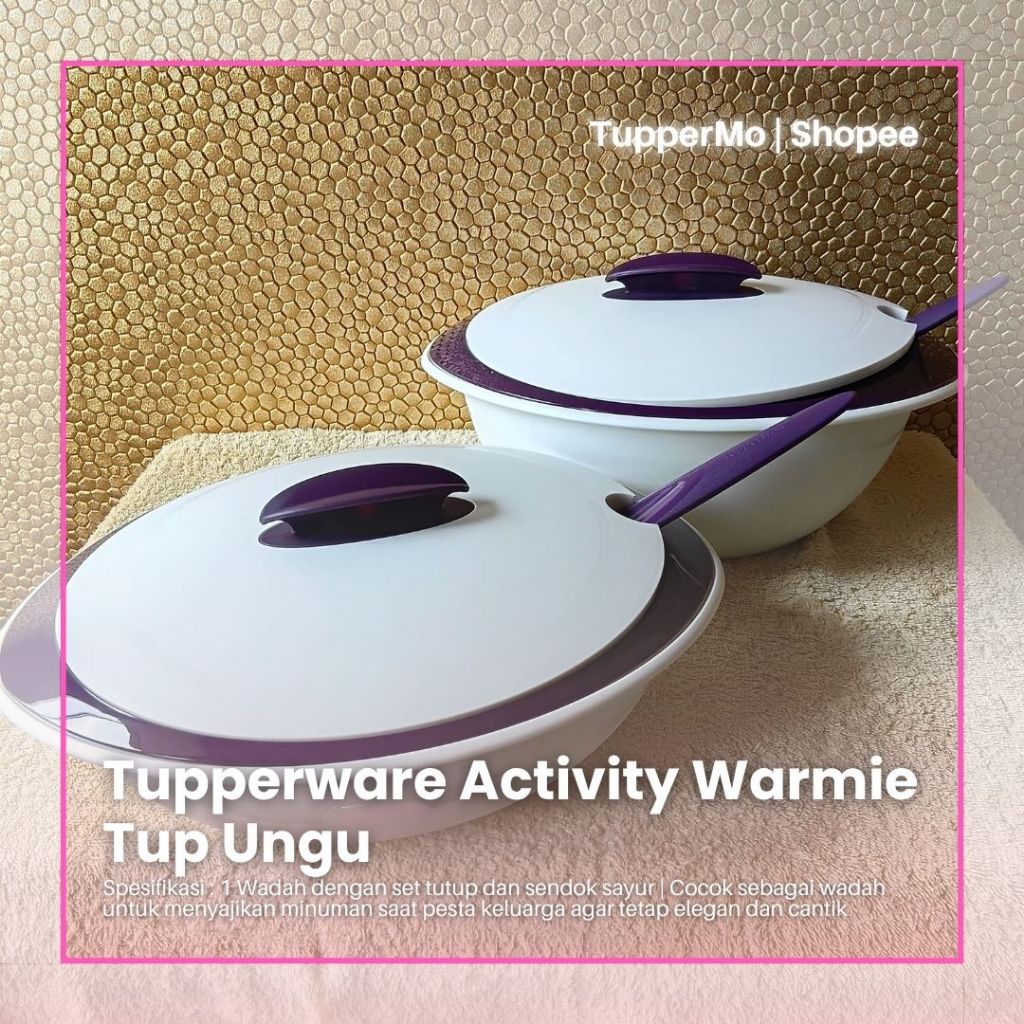 Activity Warmie Tup Ungu Tupperware Ori