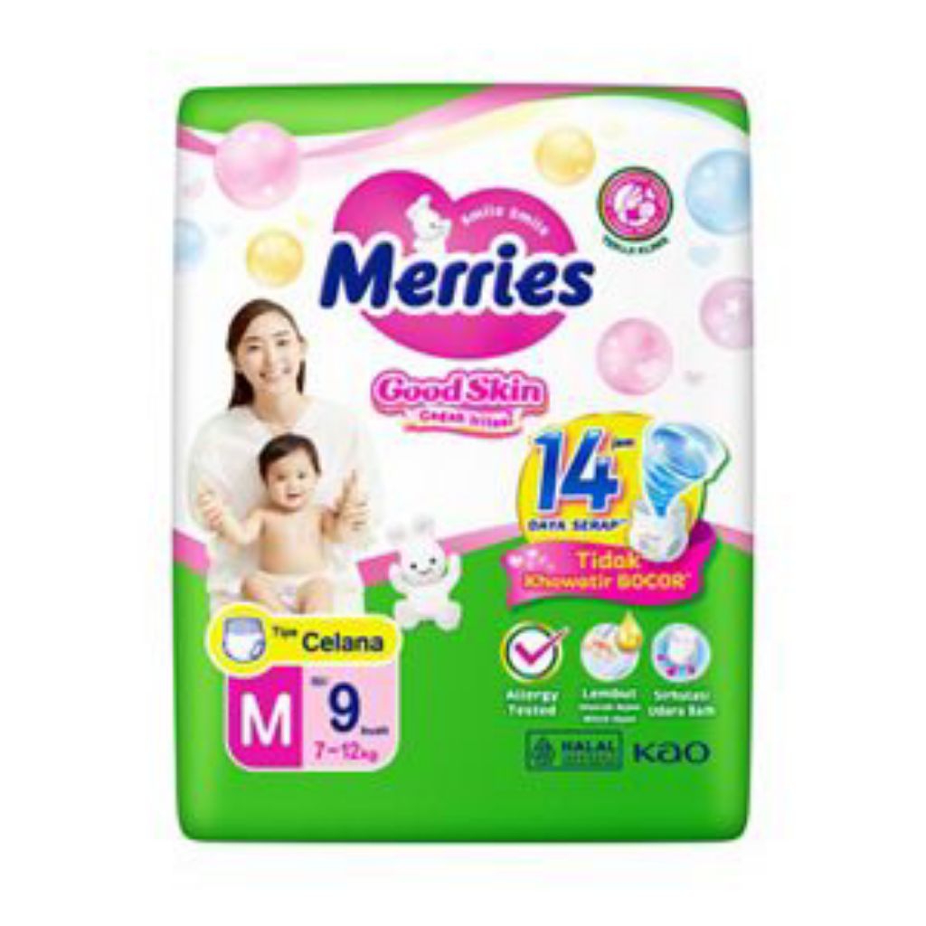 MERRIES PANTS /PAMPERS CELANA ANAK ANAK MERRIES NBS11 M9 L8 XL7 XXL7