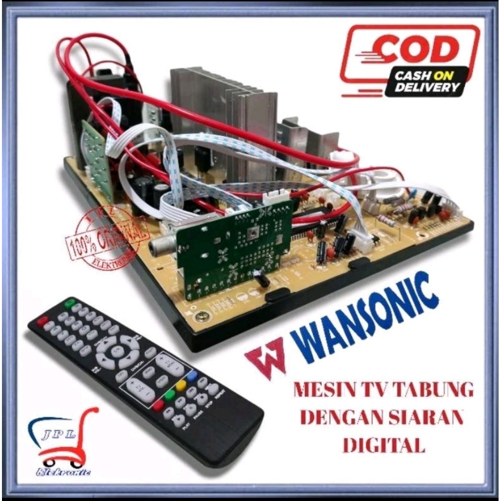 MESIN TV SLIM 21 INC WANSONIC MESIN TV TABUNG  DIGITAL  SLIM 21 INC DIGITAL MESIN TV CINA TABUNG SLI