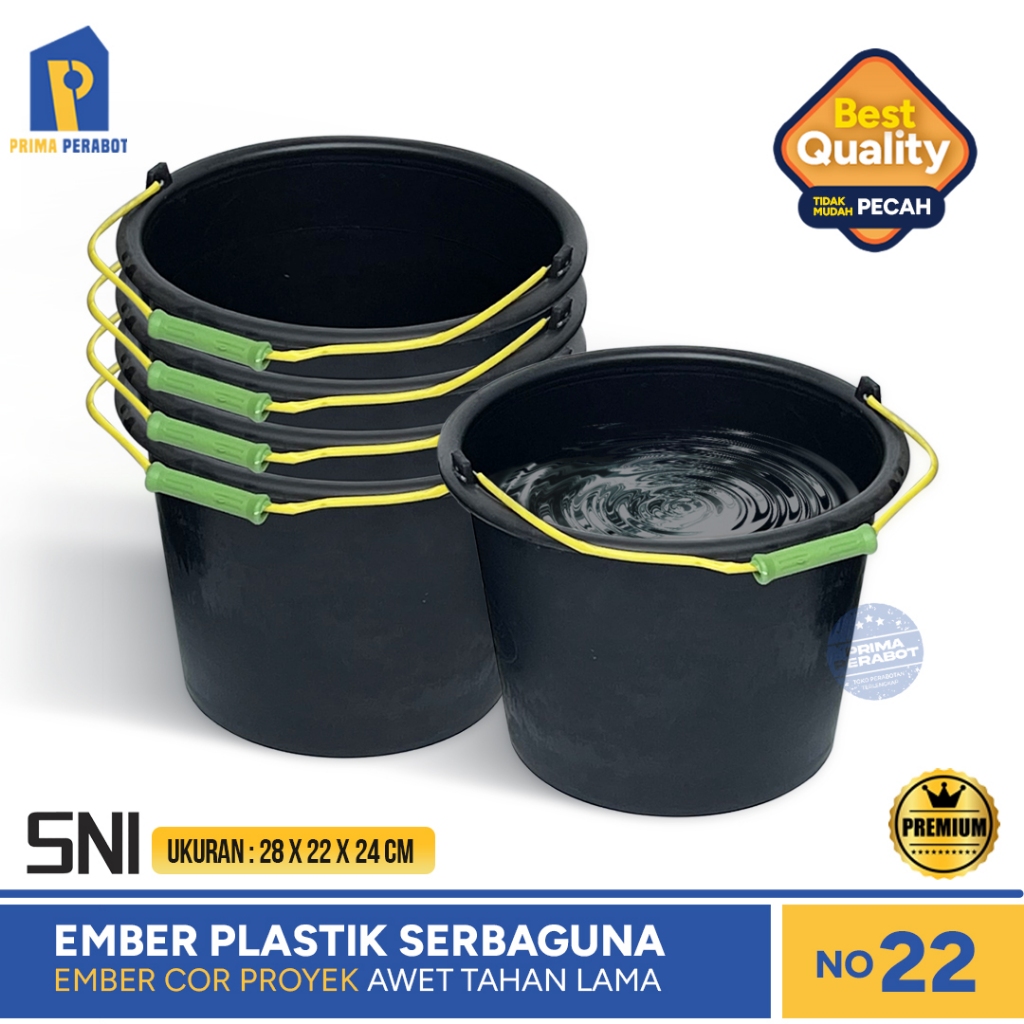 Ember Plastik Hitam Ember Cor Proyek Cor 22