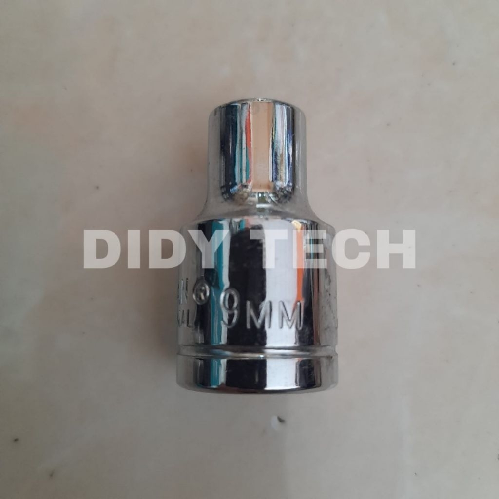 Mata kunci Sok ukuran 9mm CROSSMAN 12PT PENDEK