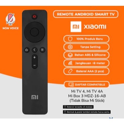 Remot Tv Pengganti Smart LED/LCD XIAomi Mi TV 4A