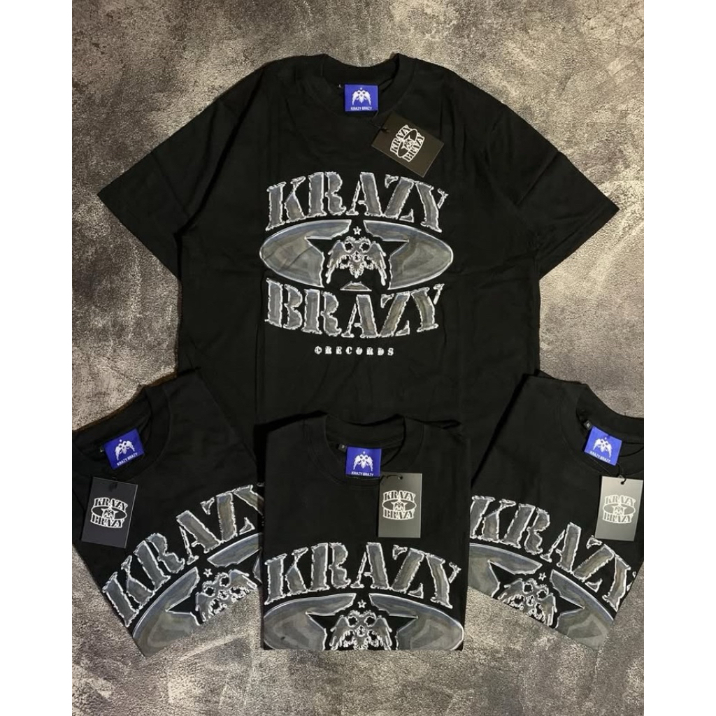 T-SHIRT KRAZY BRAZY RECORDS TEE K3BI FULLTAG GOOD QUALITY
