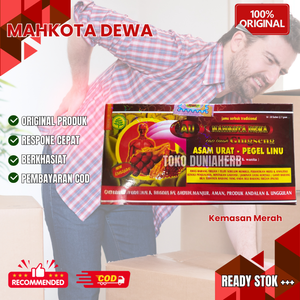 

Mahkota Dewa Serbuk Merah Original 30 Sachet