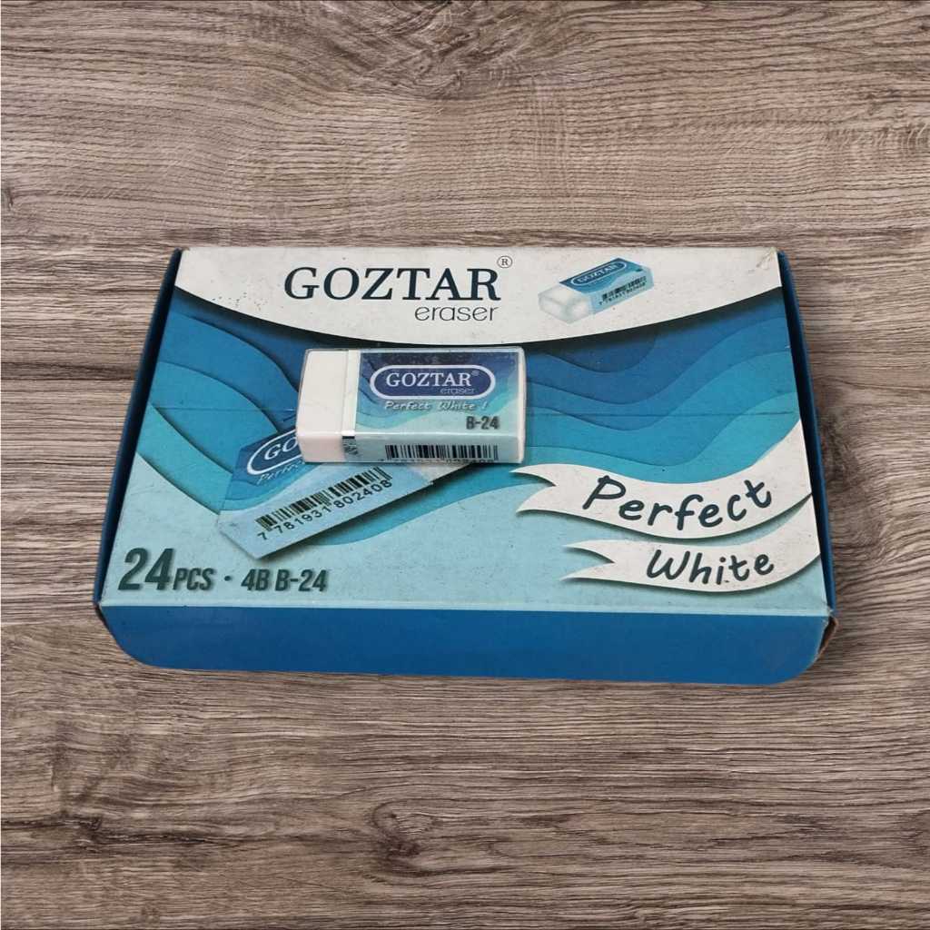 

PROMO SATU PACK ( 40 PCS ) Penghapus Goztar / Parko Penghapus Opini Kecil Putih