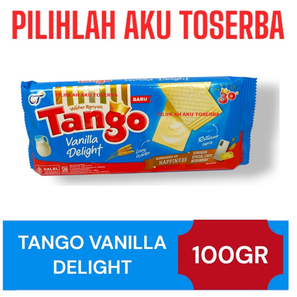 

Tango Wafer VANILLA DELIGHT 100 gr - (HARGA SATUAN)