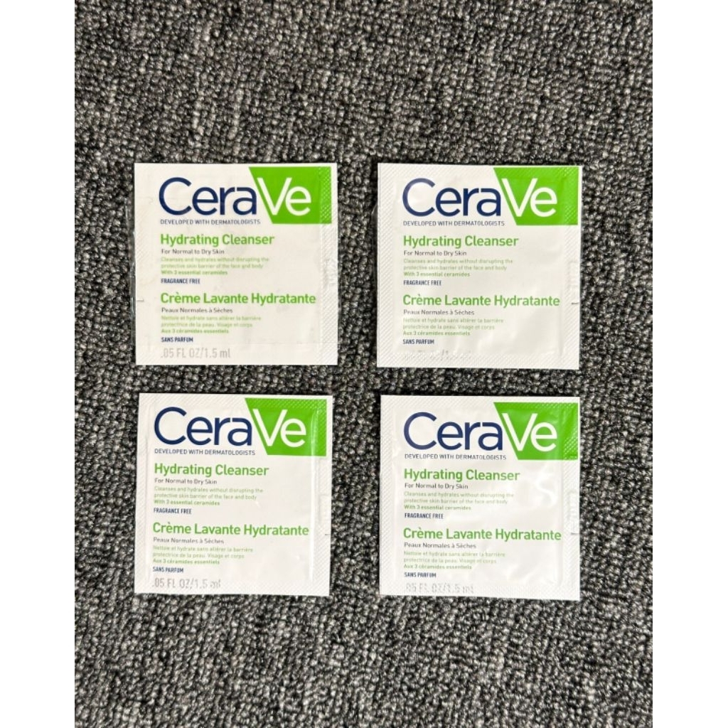cerave hydrating cleanser/cerave saset
