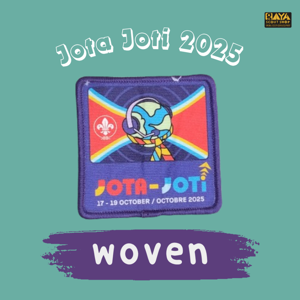 Badge Woven Jota Joti 2025 Premium Termurah