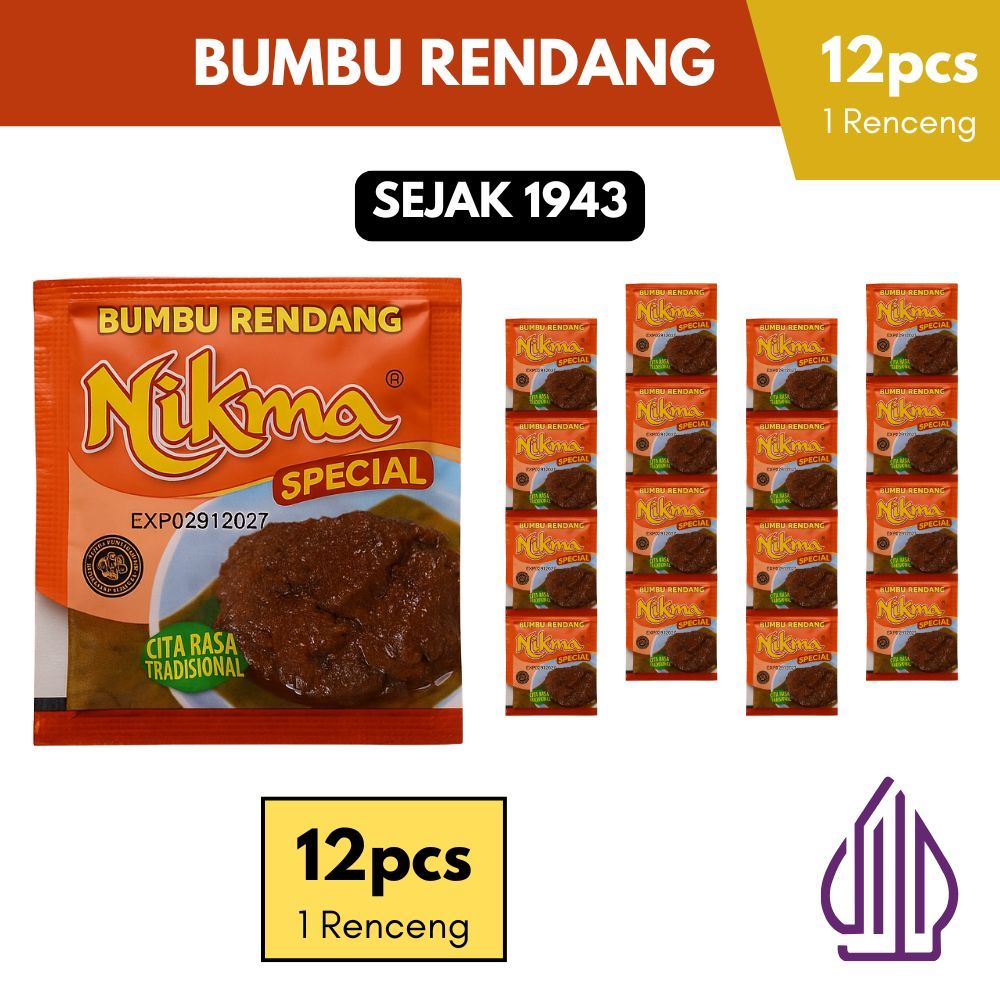 

Bumbu Rendang Khas Padang Isi 12 Sachet – Praktis Tinggal Masak Rasa Autentik Minang Sejak 1943
