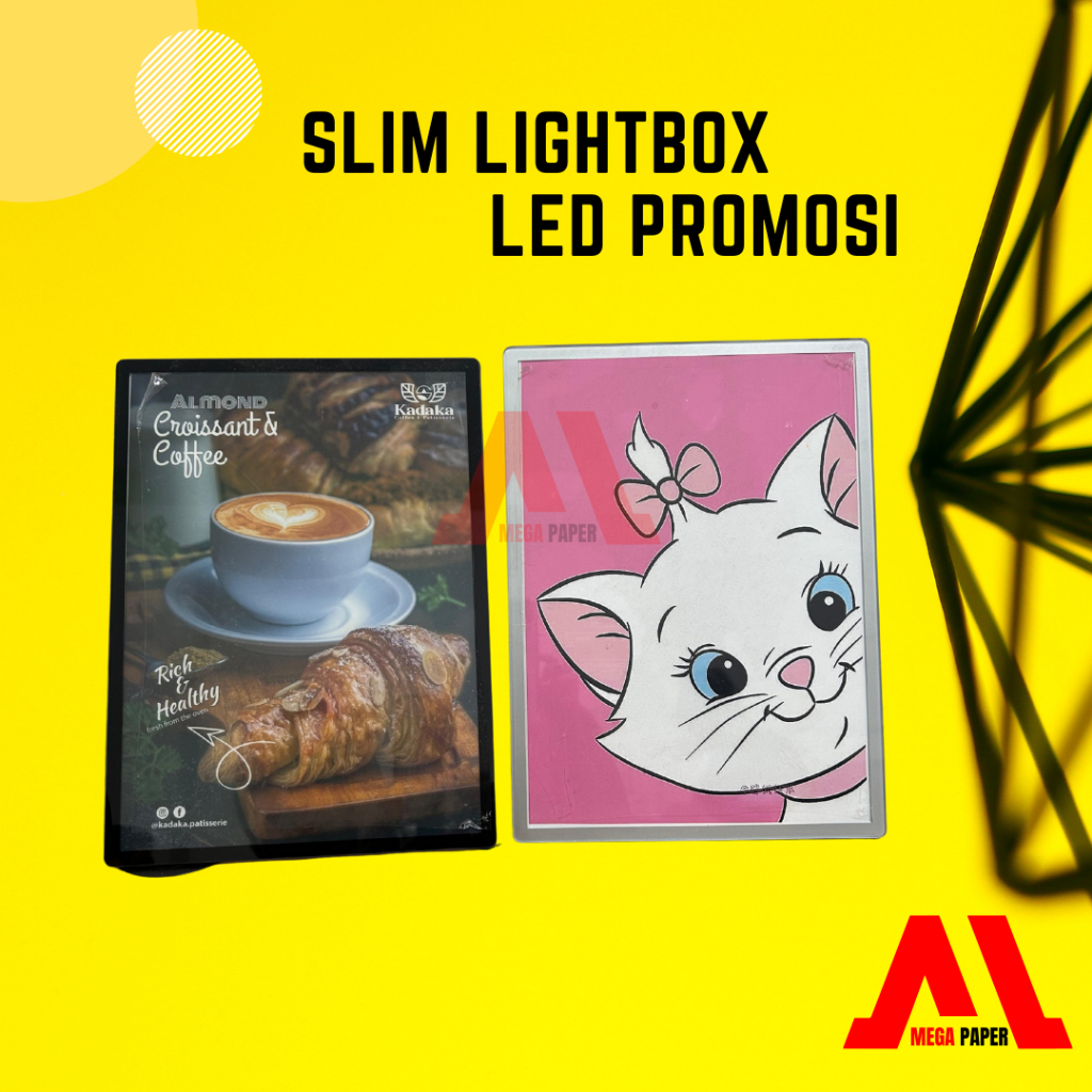 Slim Lightbox A4 | Frame Lampu Menu Promosi | Frame Portable LED