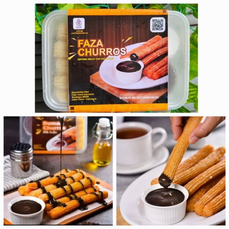 

Faza Churros (tersimpan beku di freezer)