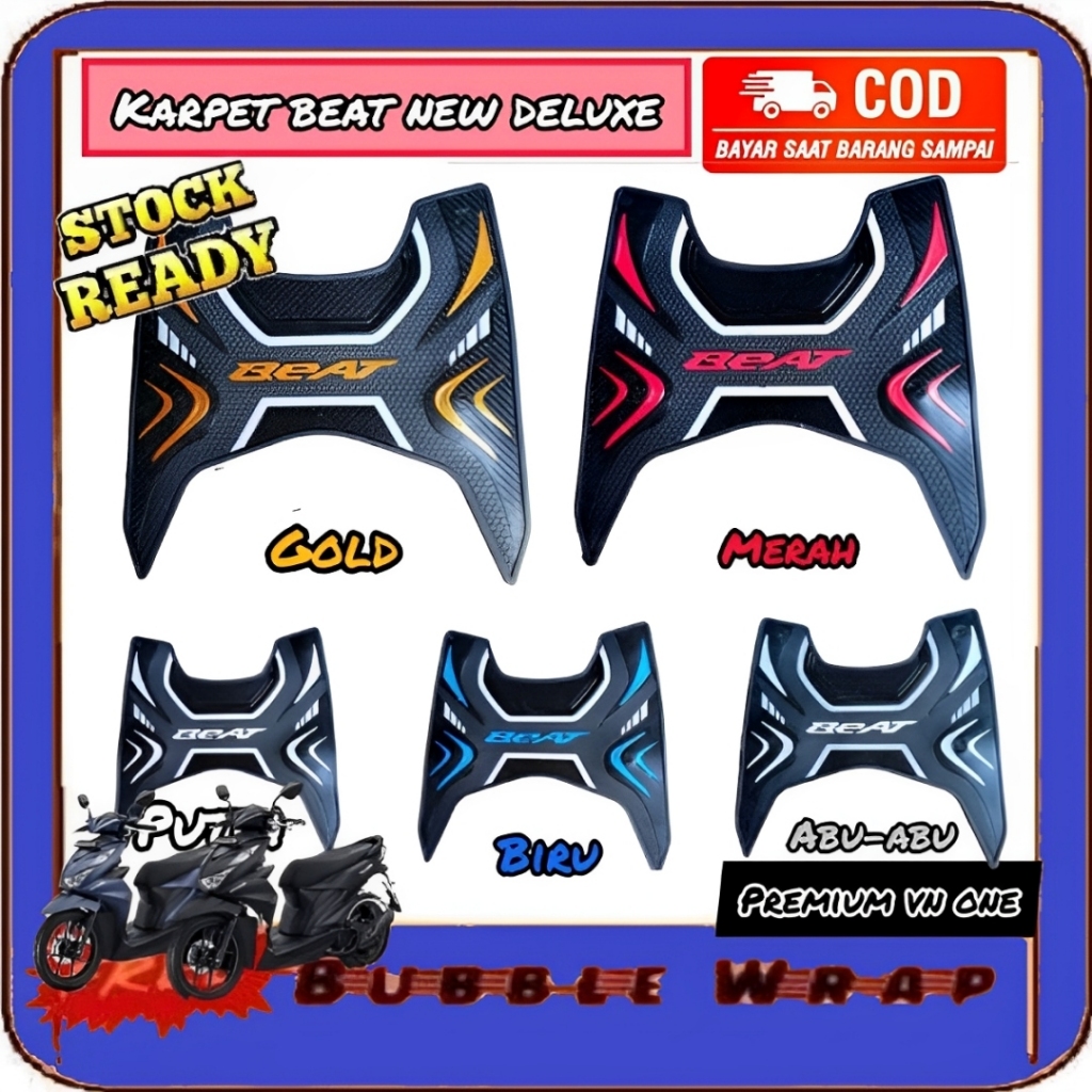 Karpet Motor beat deluxe 2020 2021 2022 2023 2024 2025 Premium VN ONE / Karpet Beat CBS ISS DELUXE T