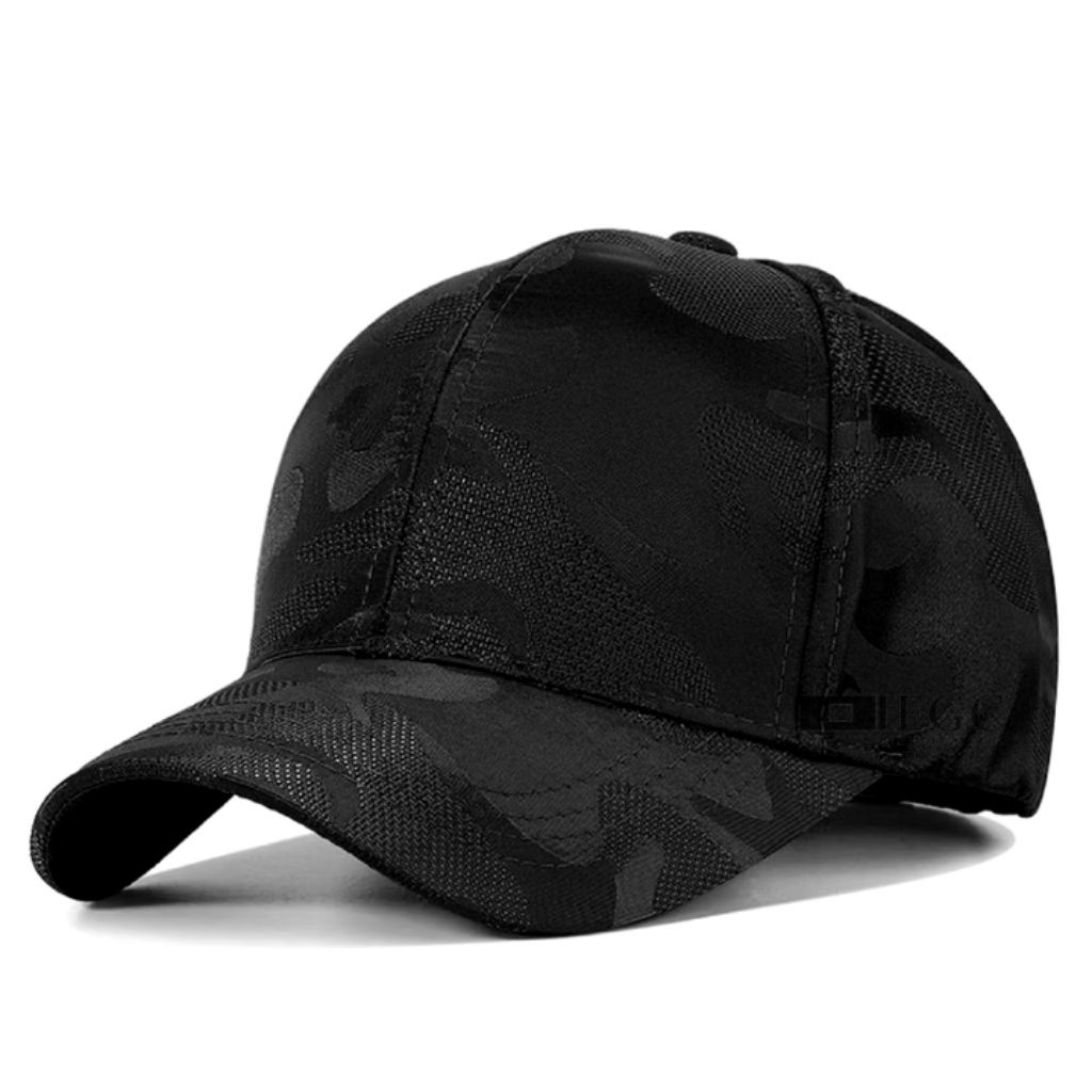 topi Baseball Cap pria wanita Model terbaru topi MY topi keren- hitam polos