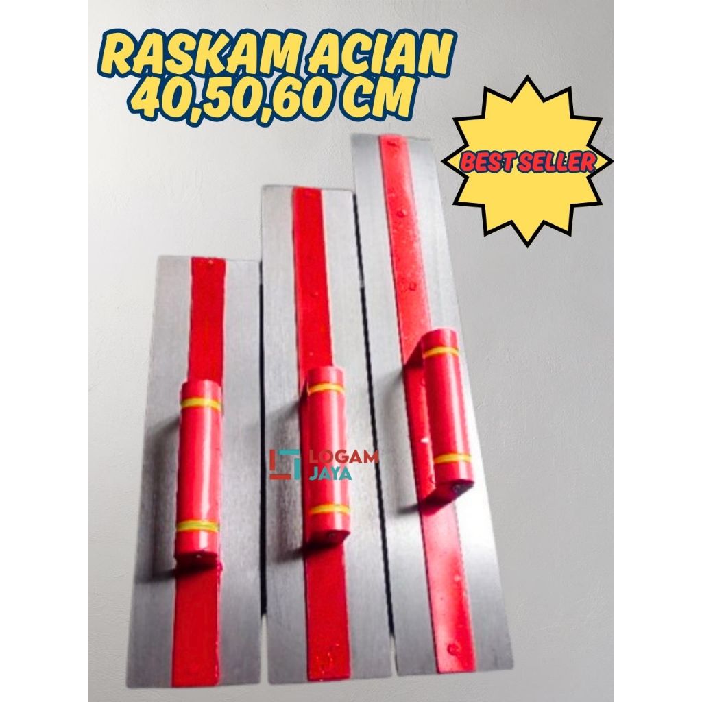 RoskAM Raskam Besi Penguat Ukuran 40cm 50cm 60cm • Roskam Acian Besi Tebal 1.2mm untuk Plesteran Din