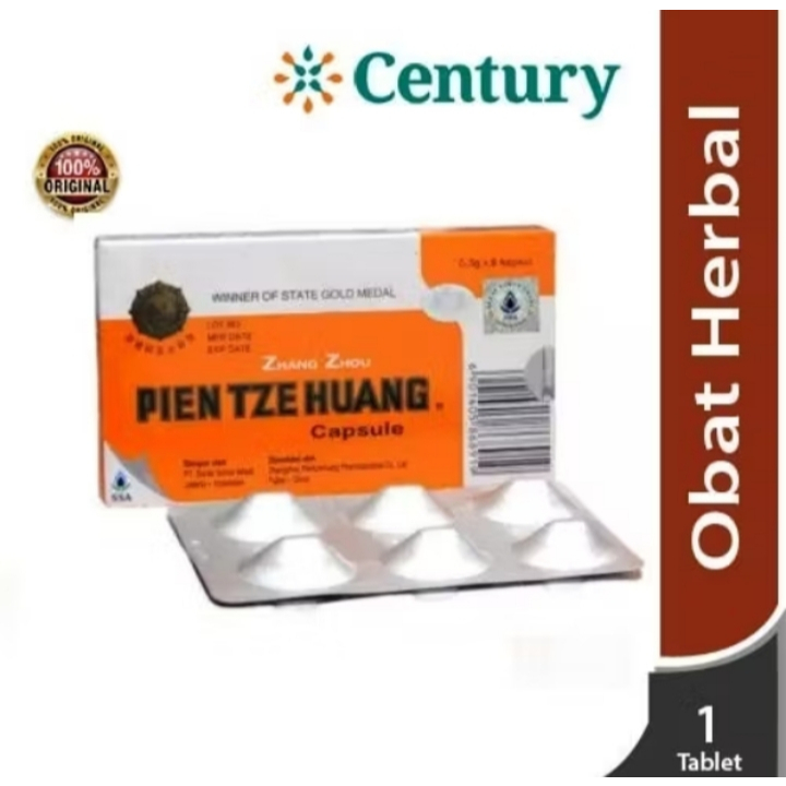 Pien Tze Huang 1 strip / daya tahan tubuh/obat pasca operasi/obat luka/operasi Caesar/SC/melahirkan/