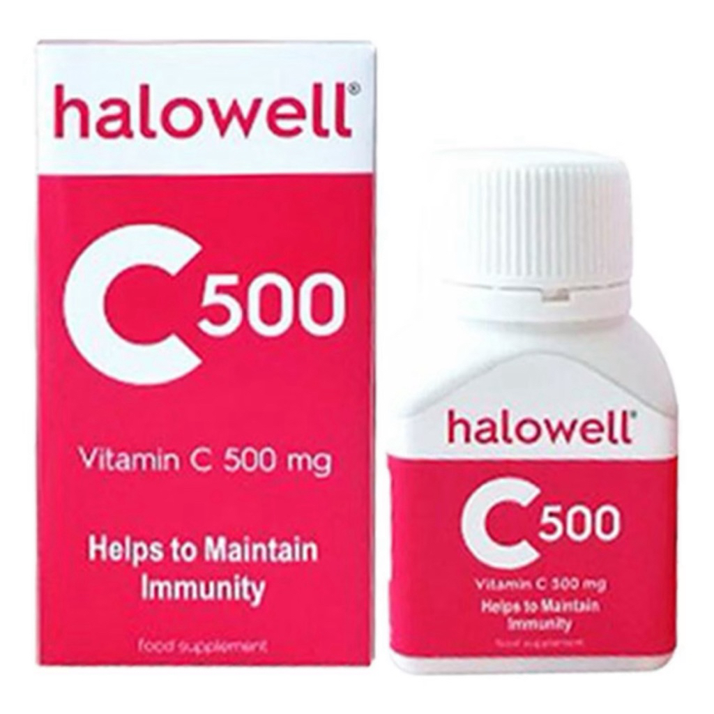 Halowell Vitamin C 500mg 30 Tablet - Vitamin C 500