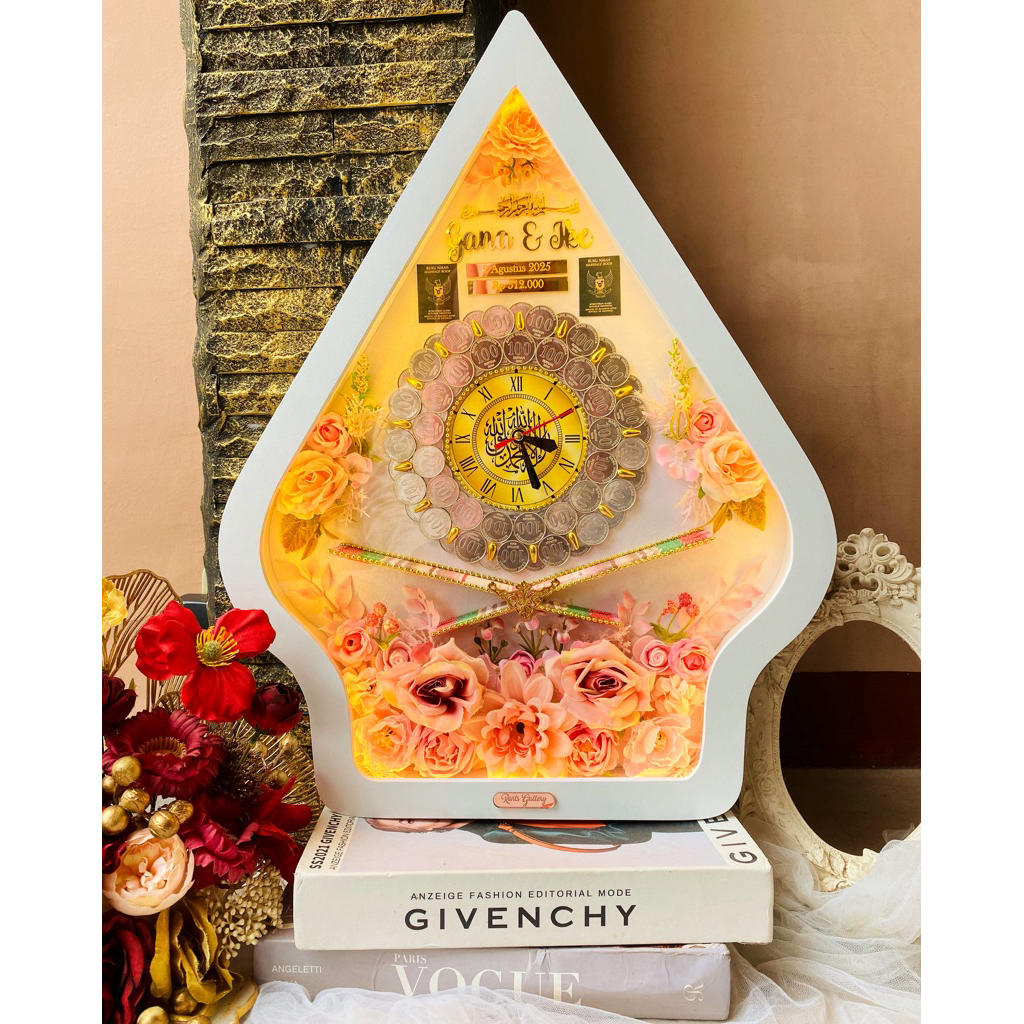 mahar gunungan wayang lampu