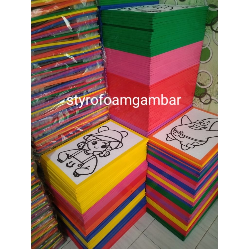 

Lukisan Styrofoam untuk Melukis Anak-Anak